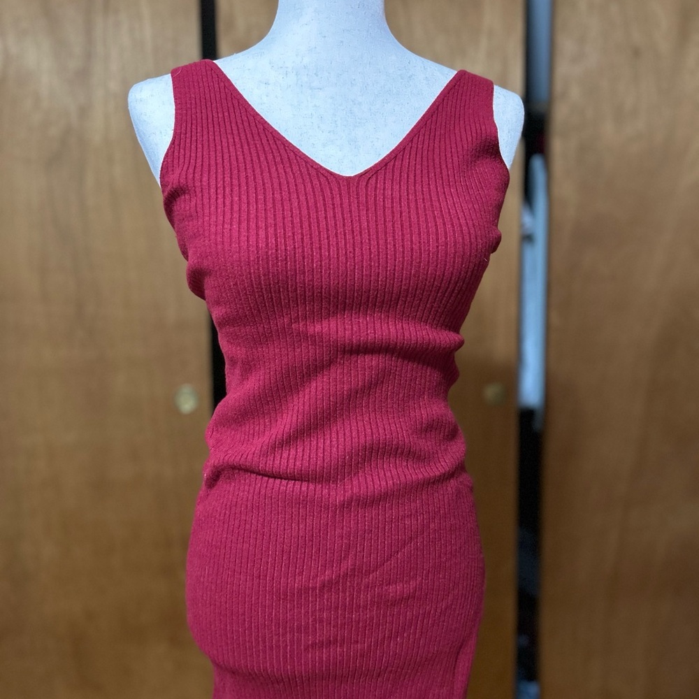 Red Midi Dress